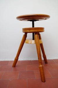 Mid Century Adjustable Stool