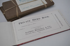 1912 'Mansell's' Private Herd Ledger