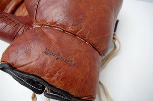 1940's Mark Cross Men's Leather Boxing Gloves