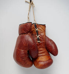 1940's Mark Cross Men's Leather Boxing Gloves