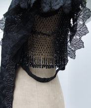 Load image into Gallery viewer, Antique Welsh Victorian Mantelet/Dress Cape c.1900
