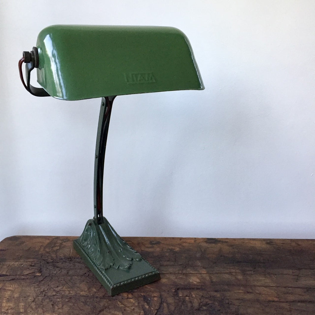 Vintage NIAM Bankers Lamp