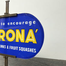 Load image into Gallery viewer, 1940&#39;s Vintage Corona Glass Shop Display Sign
