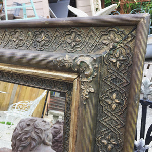 c.1900's Large Gilt Plasterwork Overmantle Mirror