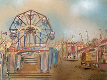 Load image into Gallery viewer, Original Circus/Fairground Framed Artwork
