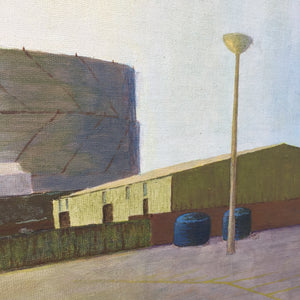 An Original Gouache on Canvas - Gasometer