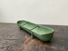 Load image into Gallery viewer, Antique Enamelled Cast Iron Feed Trough
