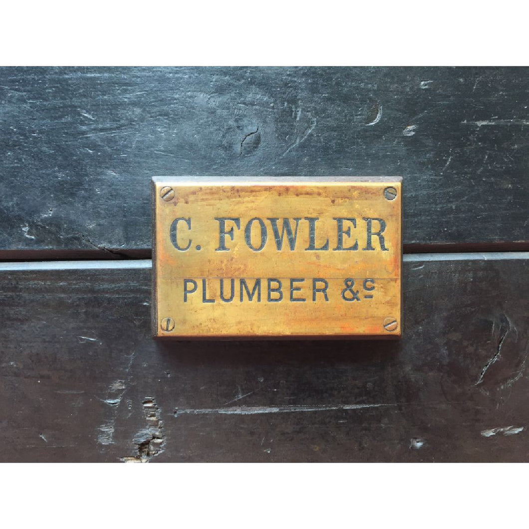 An Early 20th Century Wooden Tradesman's Toolbox