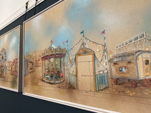 Load image into Gallery viewer, Original Circus/Fairground Framed Artwork
