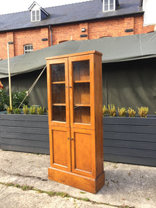 A Victorian Scumble-Glazed Bible Cupboard/Bookcase