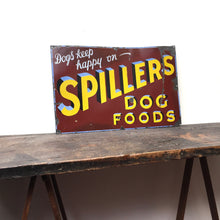 Load image into Gallery viewer, Spiller&#39;s Dog Food Enamel Sign c. 1930/40&#39;s
