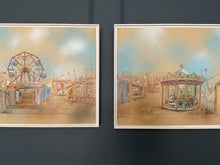 Load image into Gallery viewer, Original Circus/Fairground Framed Artwork
