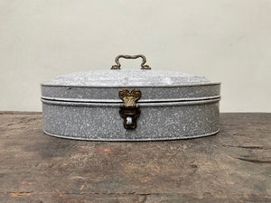 German Enamel Bread Bin c.1920's