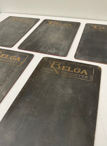 1930's 'Belga' & 'Boule Nationale' Bar/Restaurant Advertising Board/s