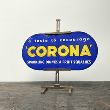 Load image into Gallery viewer, 1940&#39;s Vintage Corona Glass Shop Display Sign
